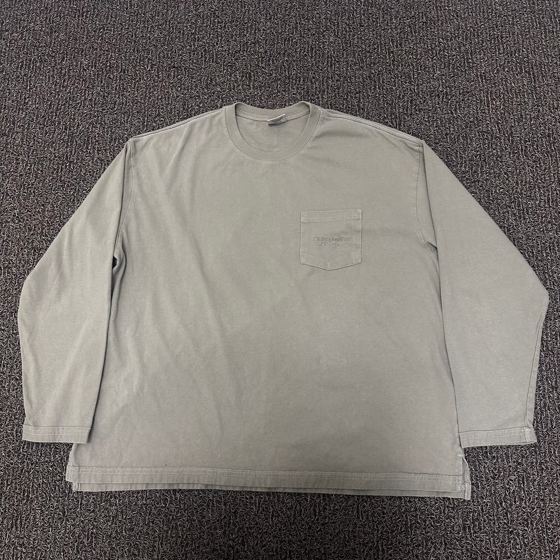디스이즈네버댓 포켓 긴팔티셔츠 카키 L 상품이미지1