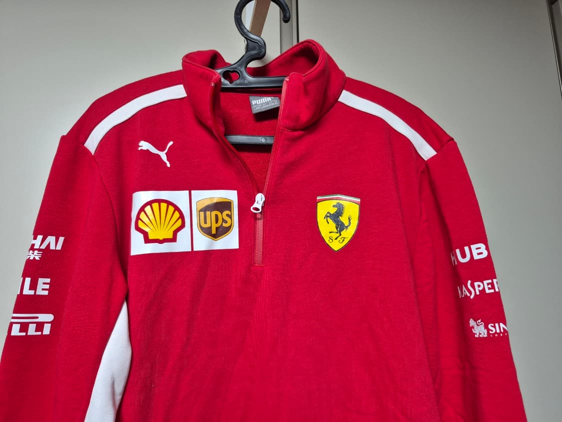 퓨마 정품 페라리 반집업 95사이즈 판매합니다 상품이미지3