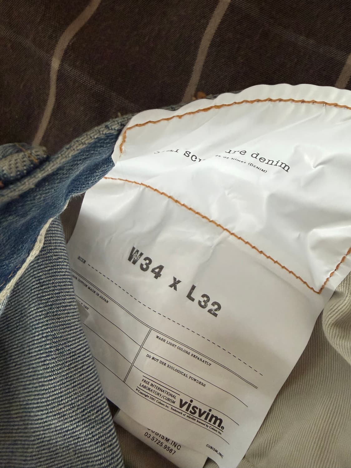 [32x34] visvim 비즈빔 26ss 01 43 ex wide 상품이미지3