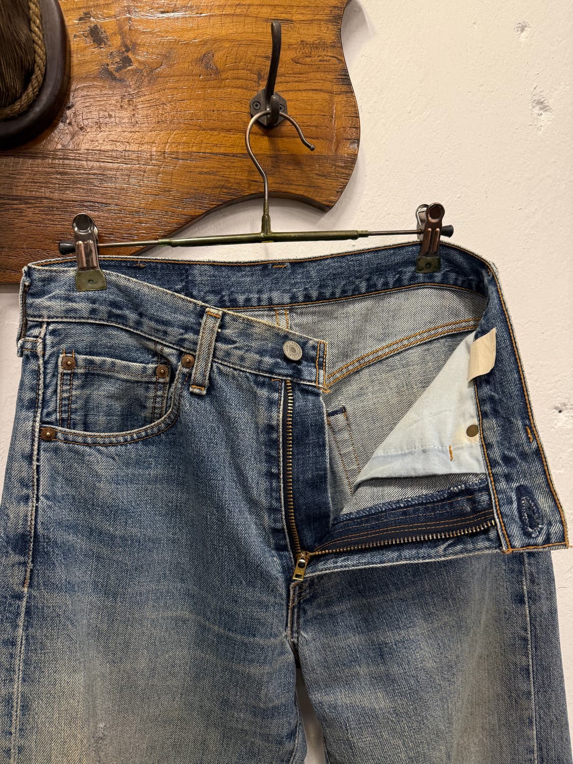 29inch) 90s LVC 빈티지 리바이스 502 Selvedge Je 상품이미지8
