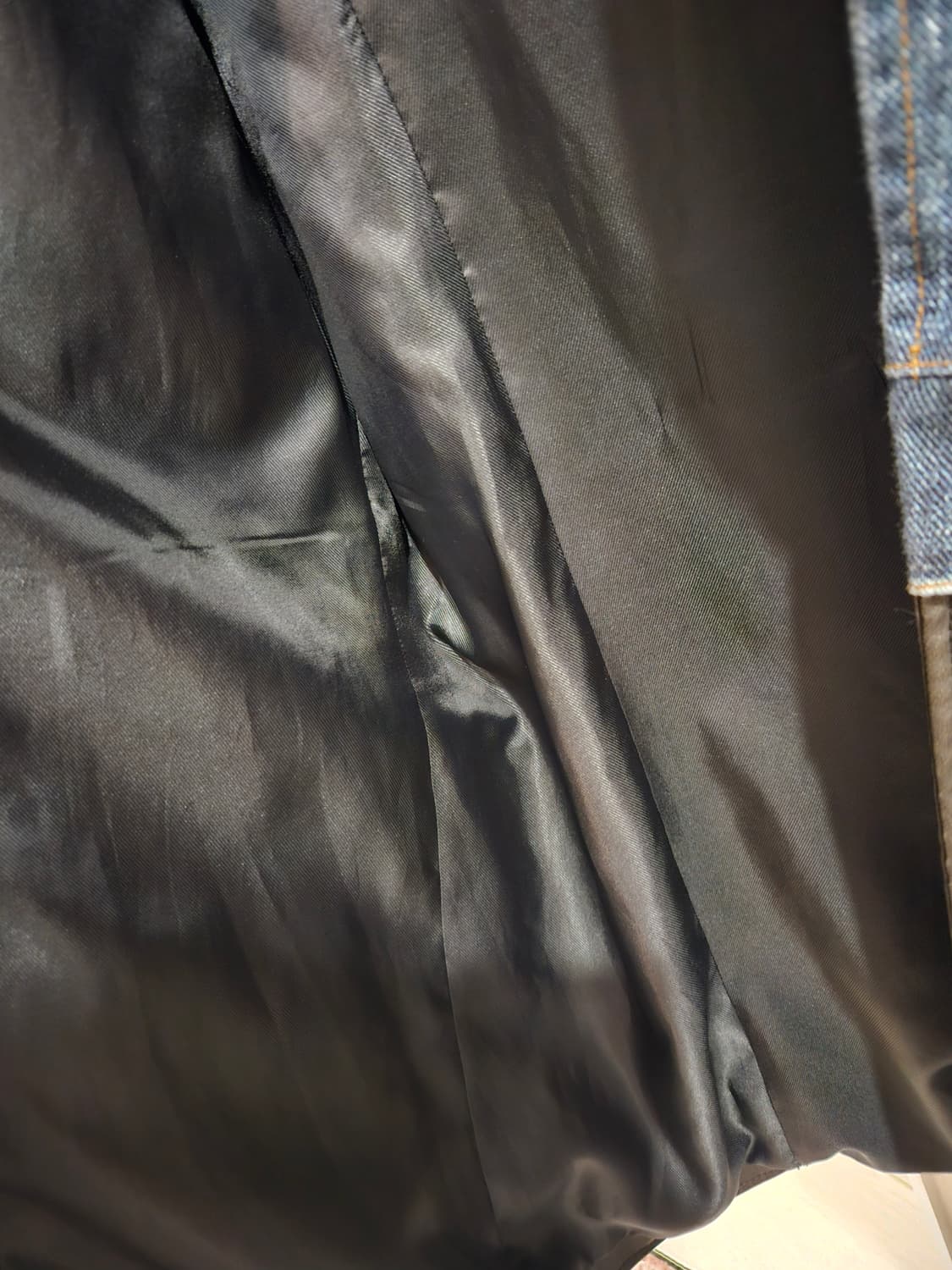 자라 x 앤더슨벨 데님 콤보 점퍼 미디움 블루 XL 상품이미지6