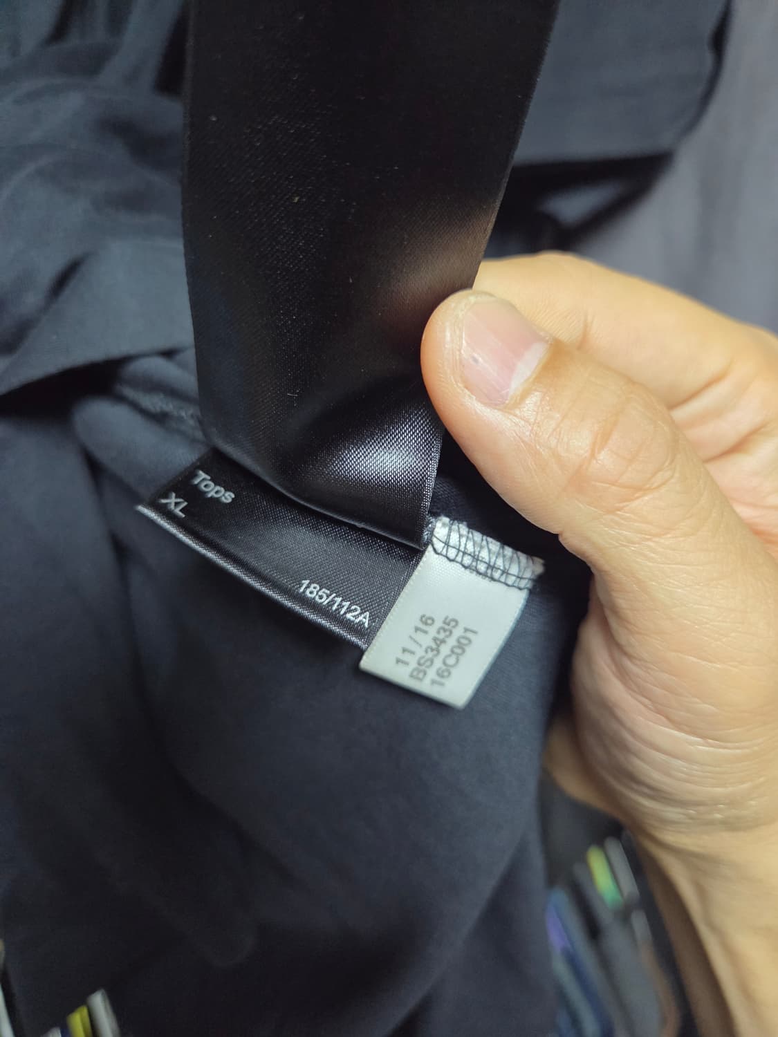 [XL] Y3 요지야마모토 블랙 프린팅 반팔 티셔츠 상품이미지3