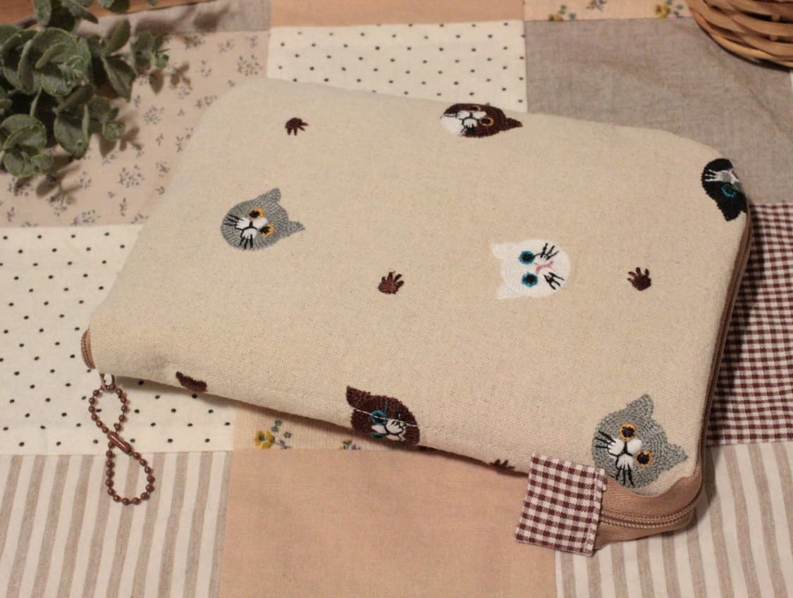 핸드메이드 고양이 멀티 파우치 상품이미지6