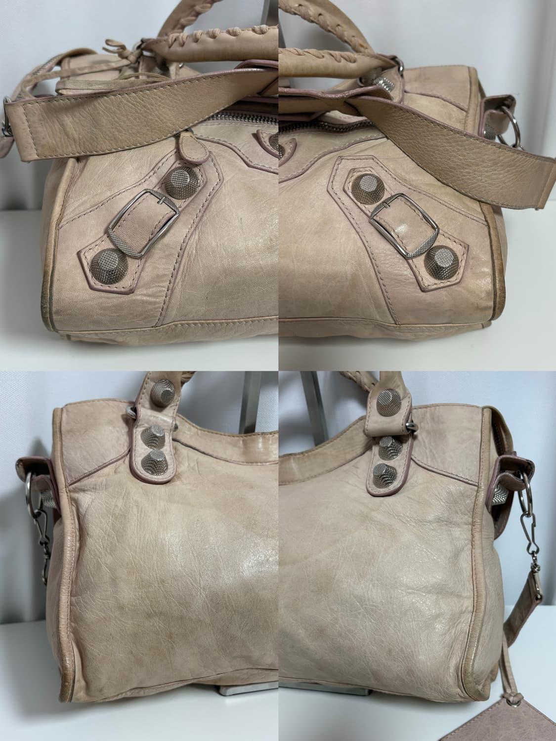 발렌시아가 자이언트 모터백 베이지 상품이미지2