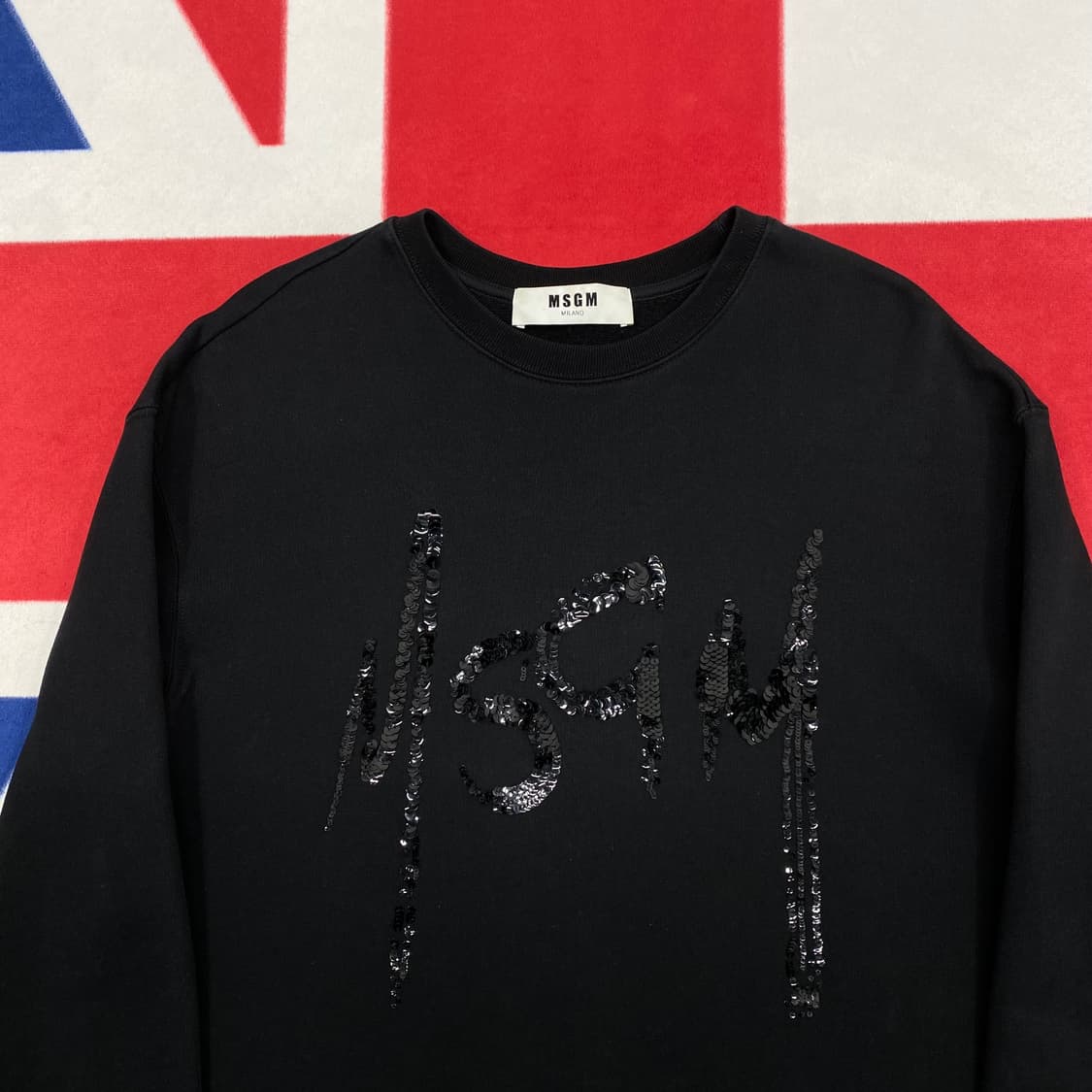 MSGM 스팽글로고 맨투맨 M  상품이미지3