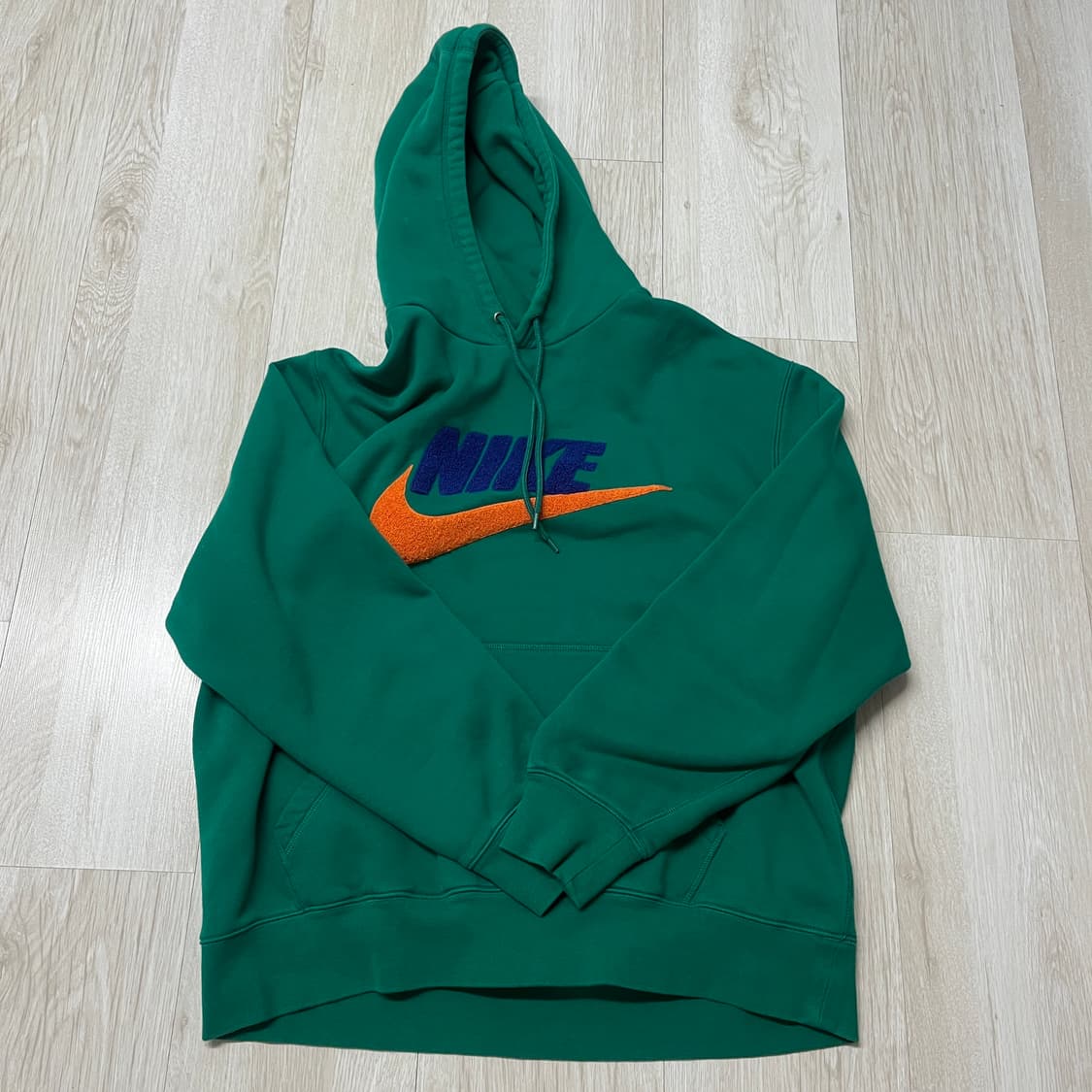 XXL 나이키 클럽 플리스 풀오버 후드 말라카이트 상품이미지2