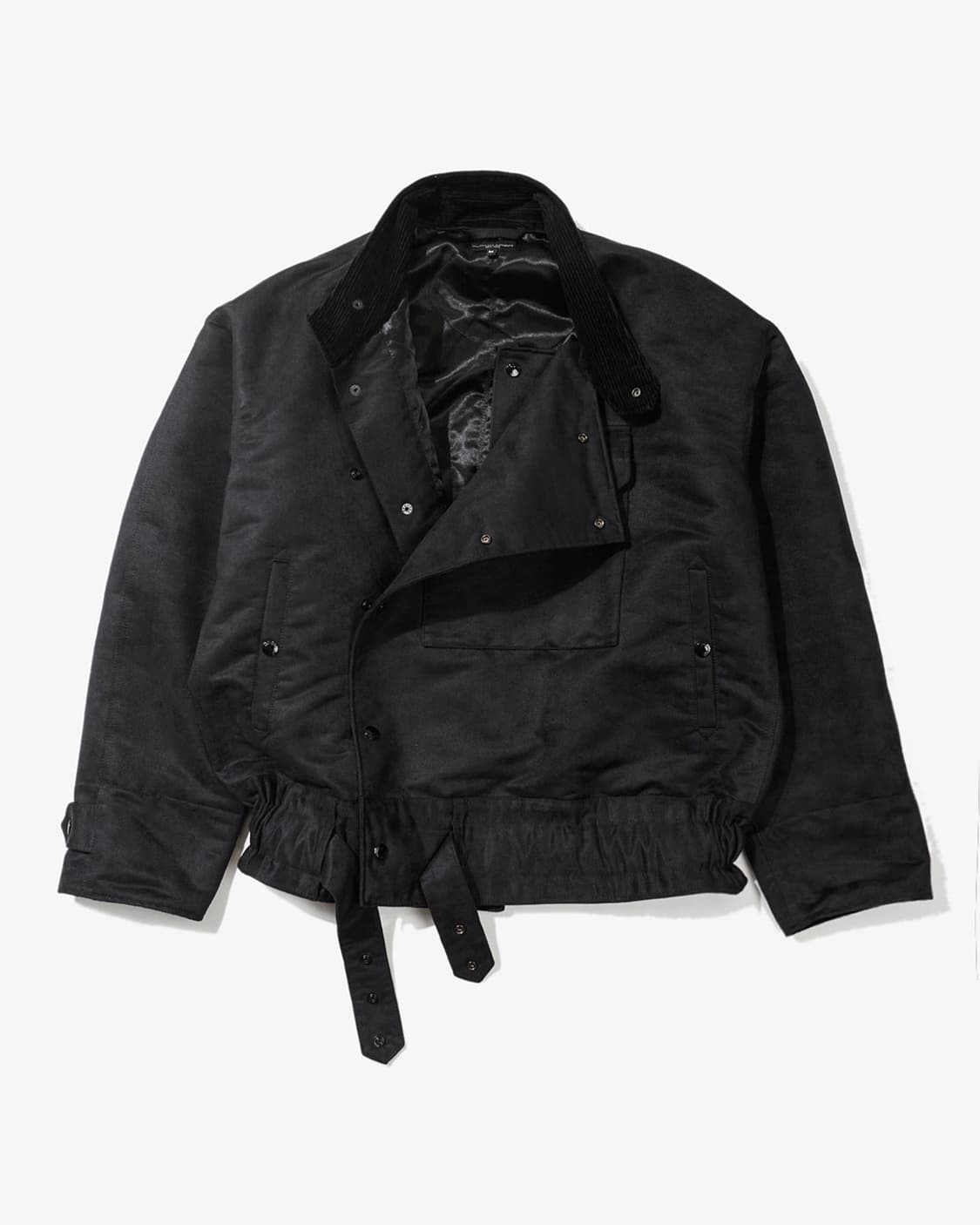 엔지니어드 가먼츠 모토자켓 블랙 페이크스웨이드 상품이미지1