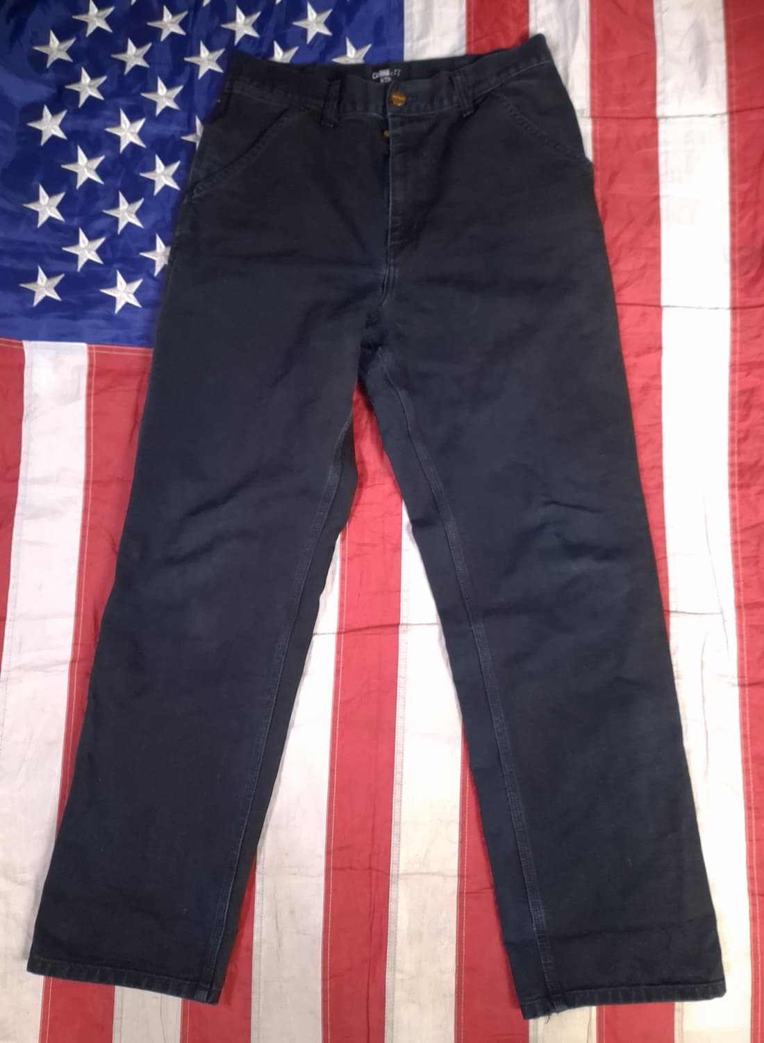 오리지날 칼하트 싱글니 카펜터 워크 팬츠 상품이미지3