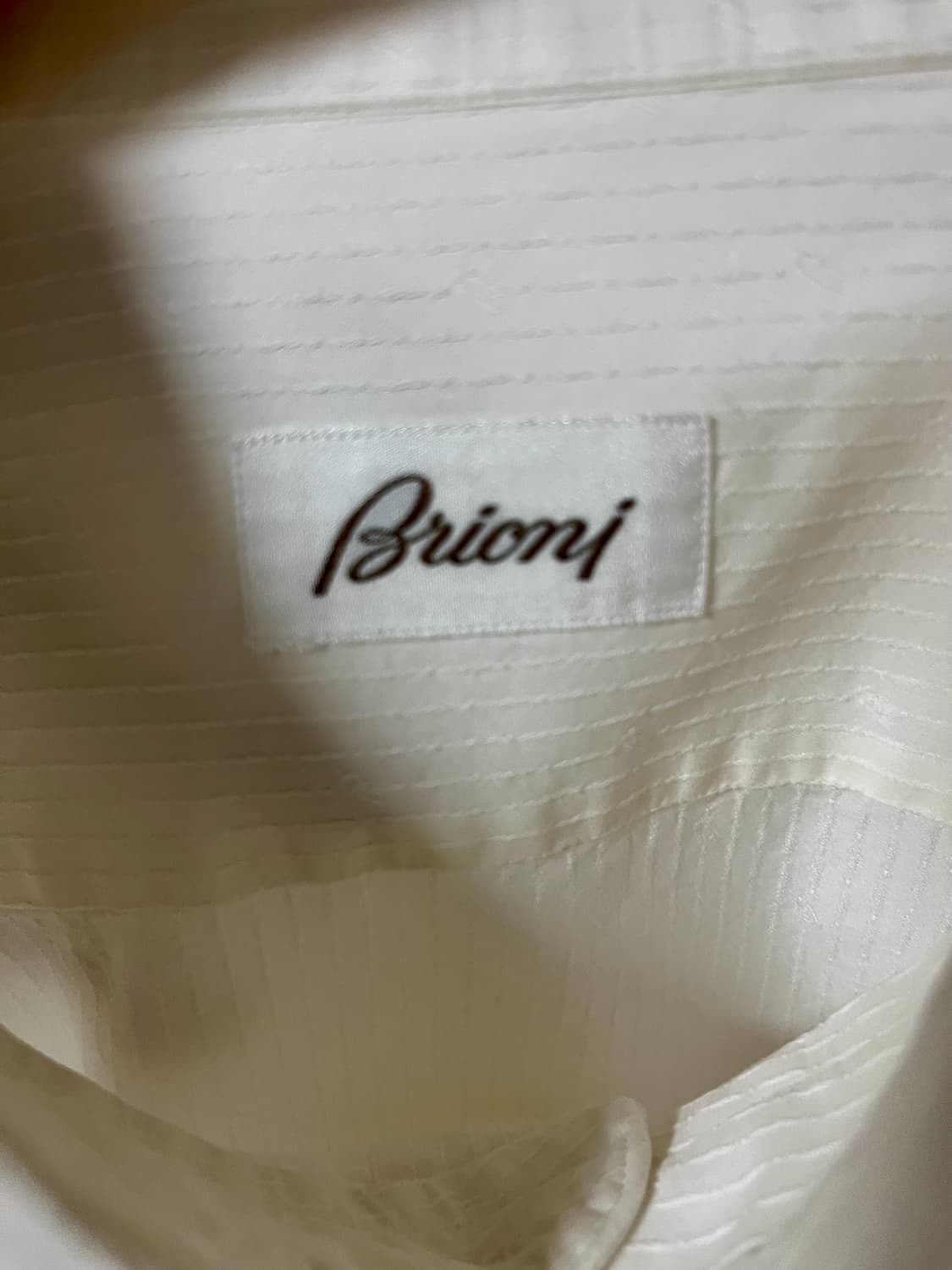 브리오니 화이트 셔츠 48/19 정품 상품이미지3
