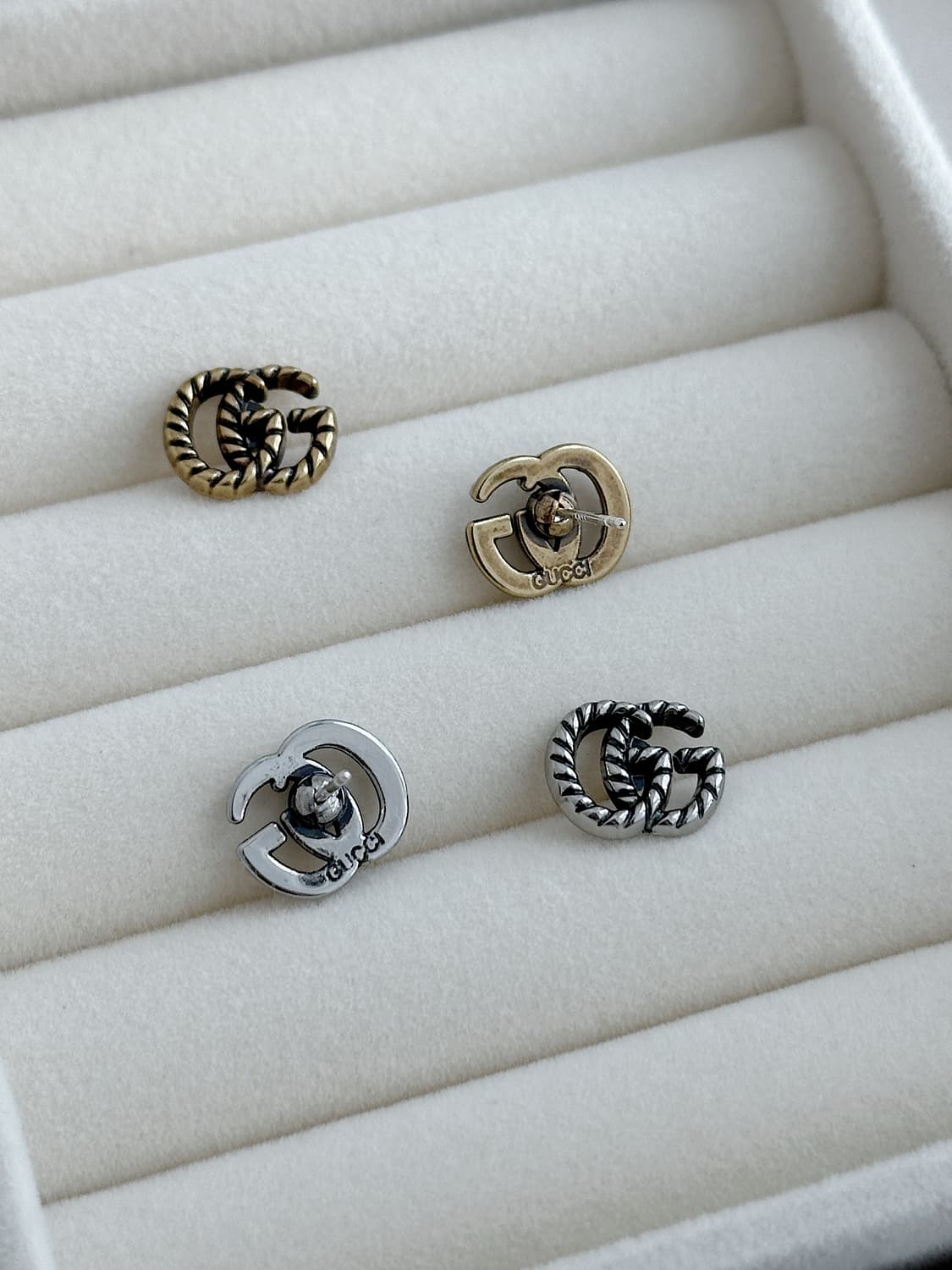 구찌 마몽트 미니 귀걸이 실버 상품이미지3
