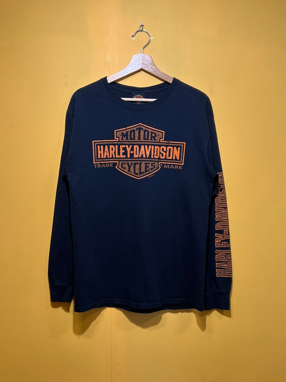 [M] 할리데이비슨 뉴욕 바타비아 롱슬리브 백그래픽 긴팔 티셔츠 상품이미지1