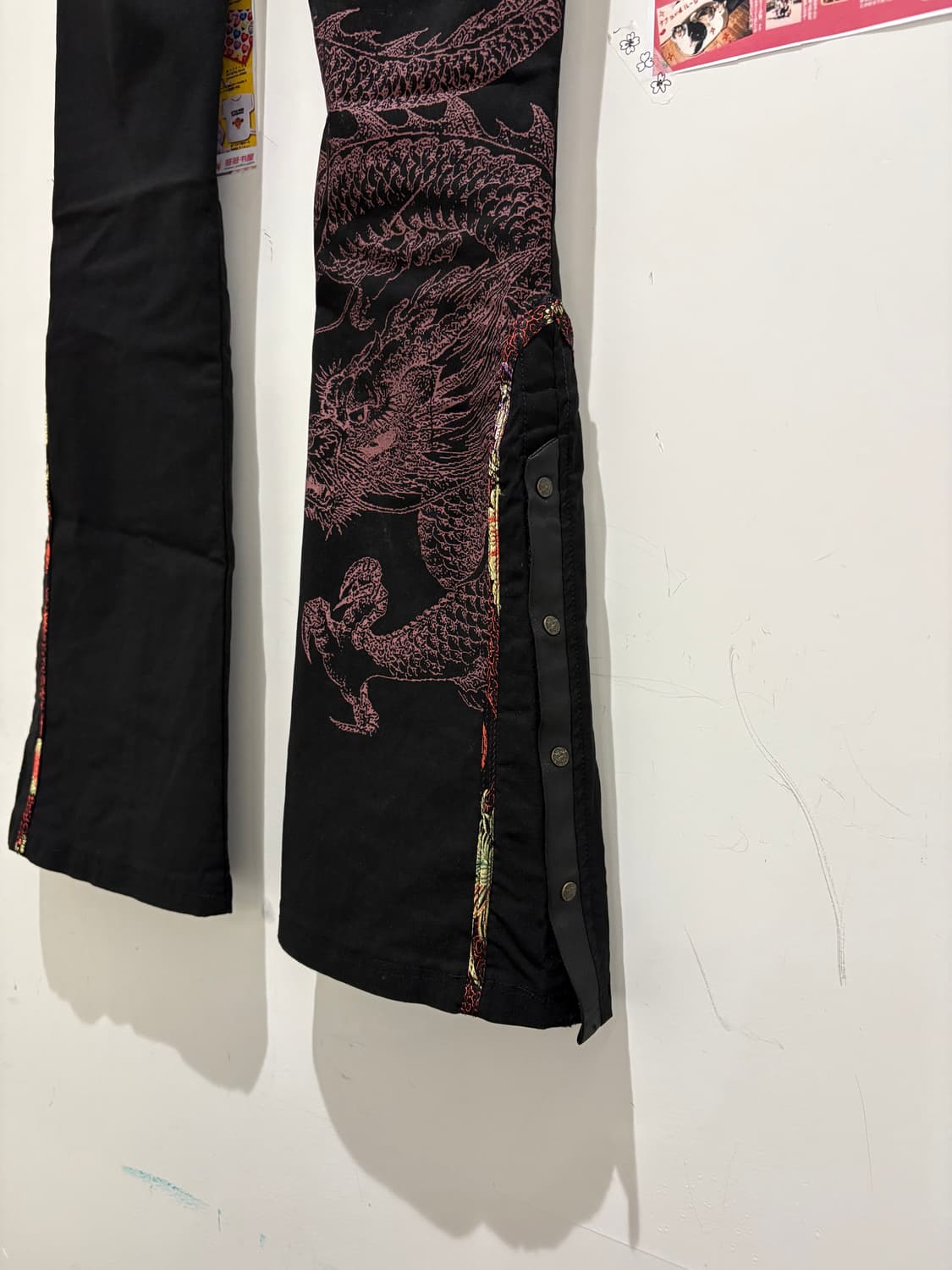 Ozz on Black Oriental Bootcut Pants  상품이미지6