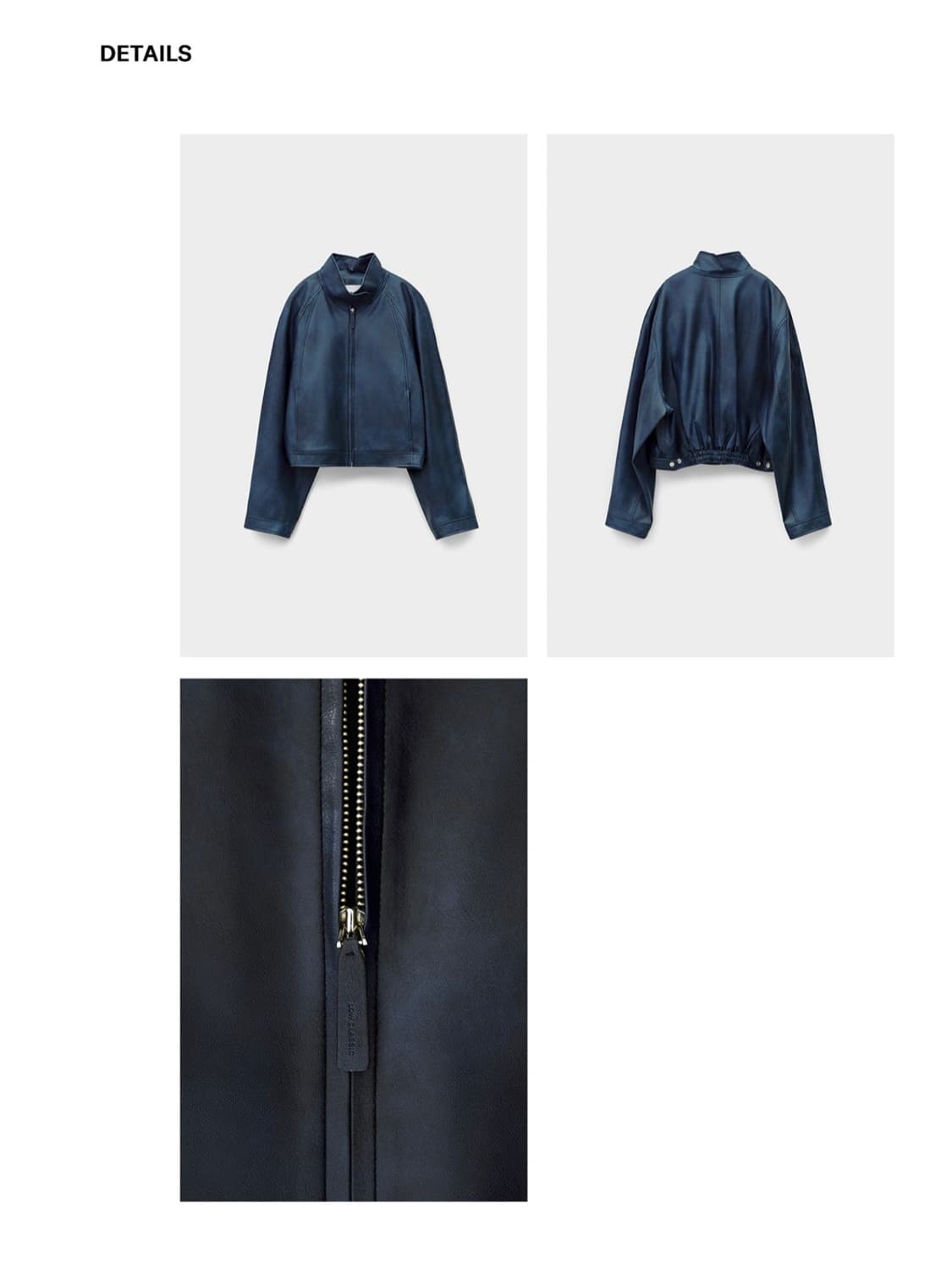 (구매) 로우클래식 레더 자켓 구매 상품이미지3