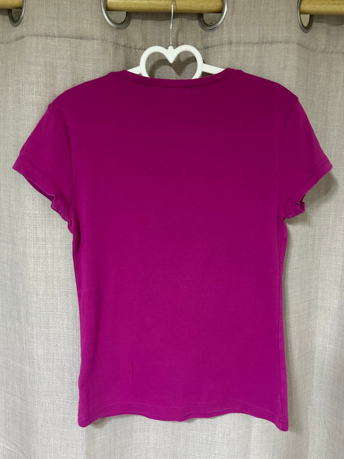 타미힐피거 마젠타 반팔 티셔츠 상품이미지2