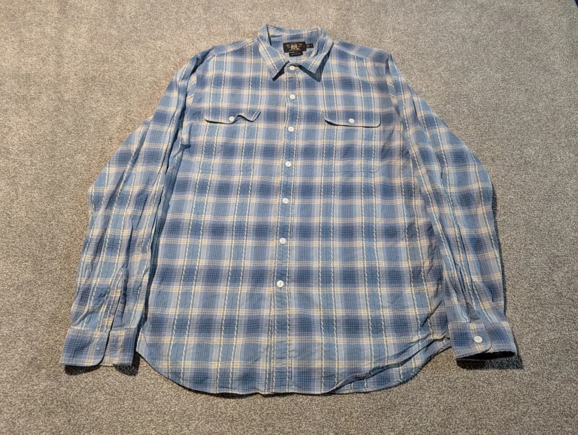 RRL 더블알엘 자카드 마드라스 워크셔츠 상품이미지1