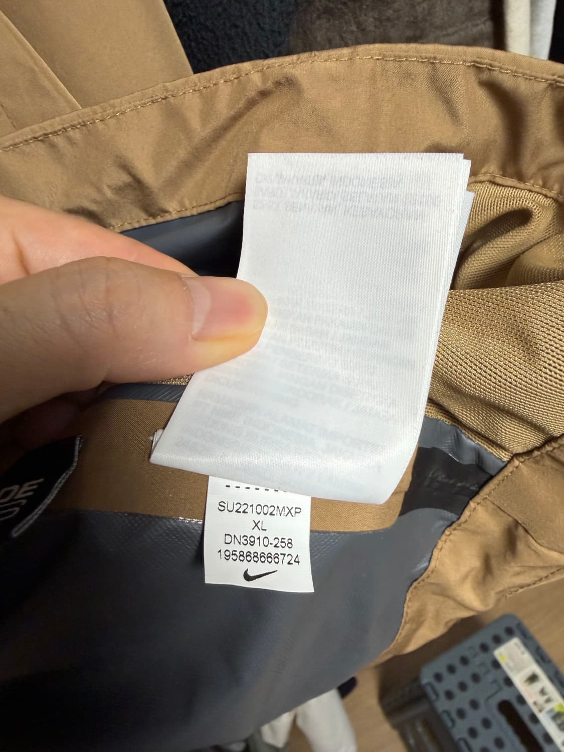 [xl] 나이키 ACG 스톰핏 ADV 케스케이드 레인 자켓 다크 드리프트 상품이미지7