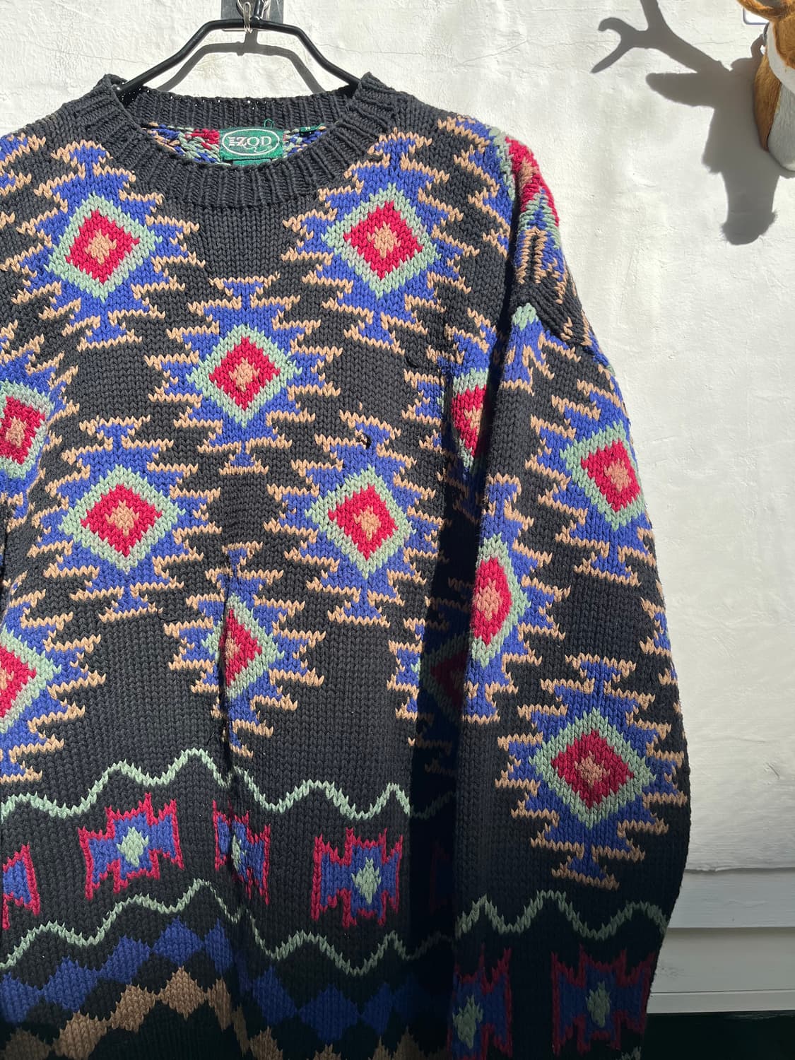 Izod 빈티지 아즈텍 패턴 니트 M 상품이미지3
