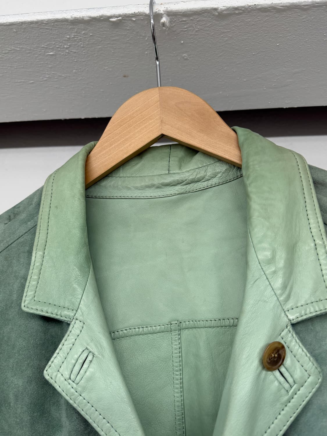 Remo mercalli  리버시블 레더 블루종  상품이미지8