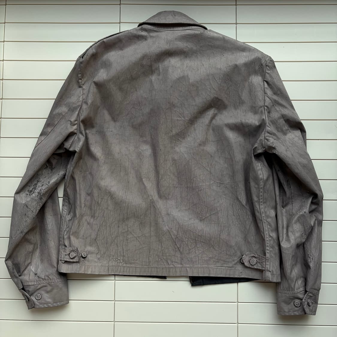 [1]마르지엘라 04ss 아티저널 페인팅 블루종 자켓 상품이미지2