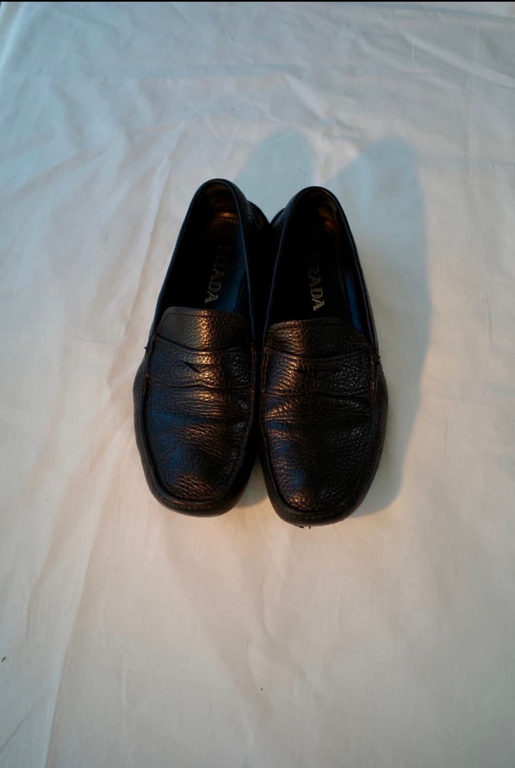 Prada Leather Driving Shoes 상품이미지1