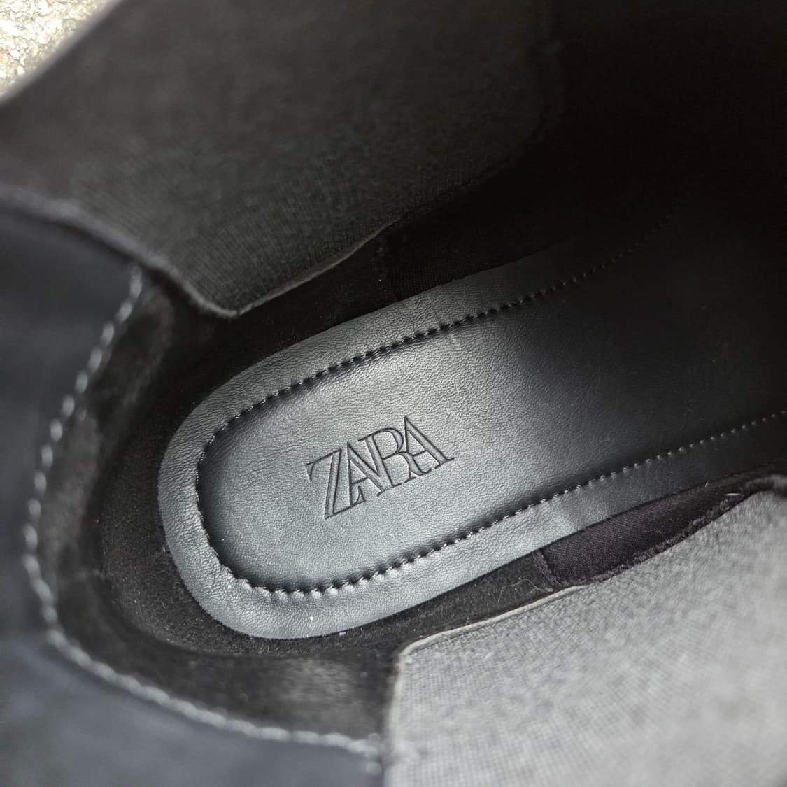 자라 포인티드 첼시부츠 블랙 255mm 상품이미지4