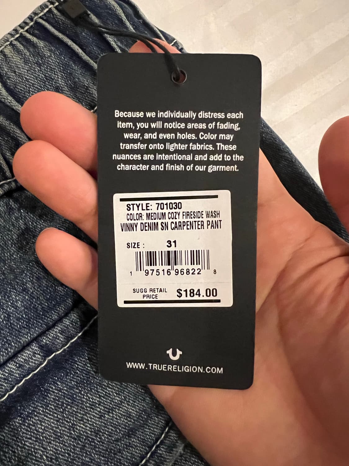 트루릴리전 Vinny baggy 31 상품이미지3