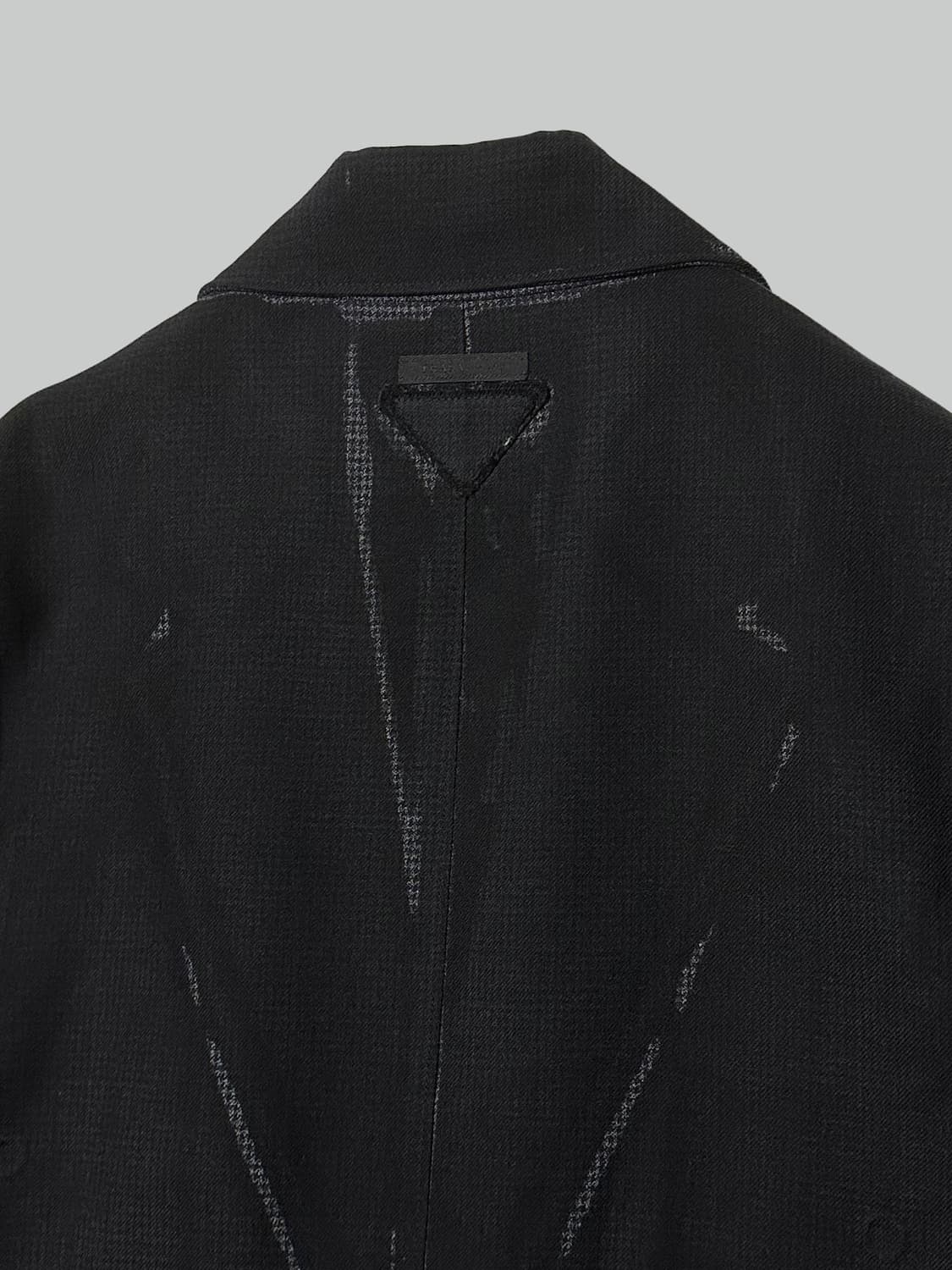 프라다 로고 패치 체스터필드 코트 상품이미지5