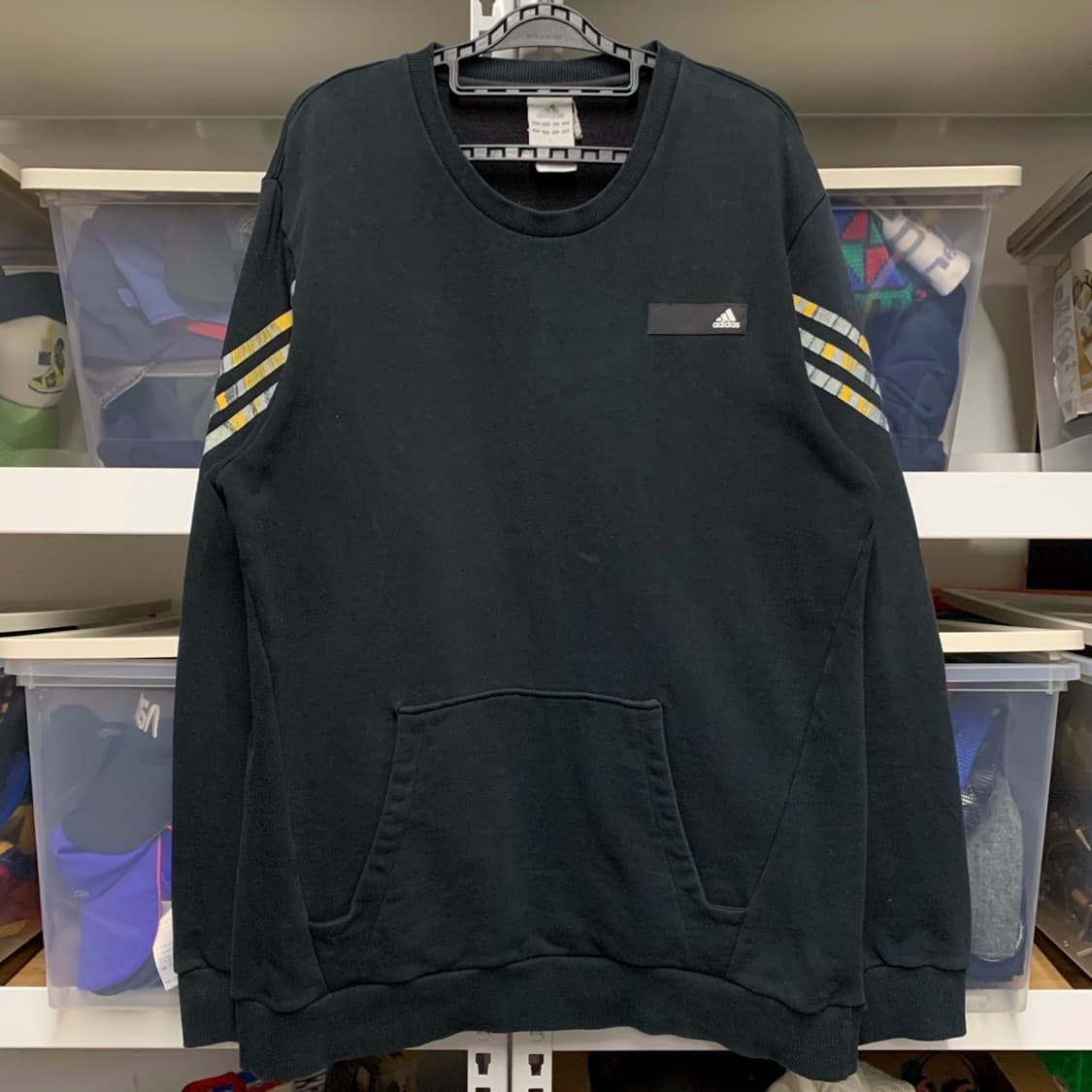 [L] 아디다스 3 STRIPE 맨투맨 스웻셔츠 상품이미지2