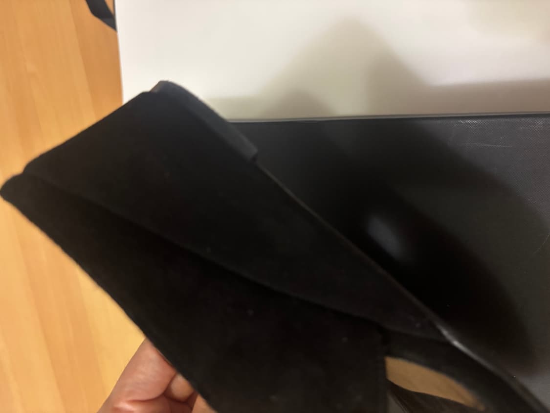 LE17SEPTEMBRE SUEDE WEDGE MULES (37) 상품이미지4