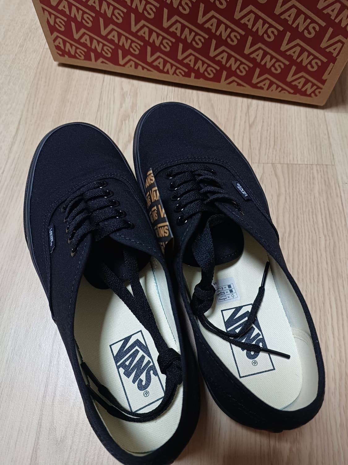반스 어센틱 올블랙 270 Vans 올검 상품이미지4