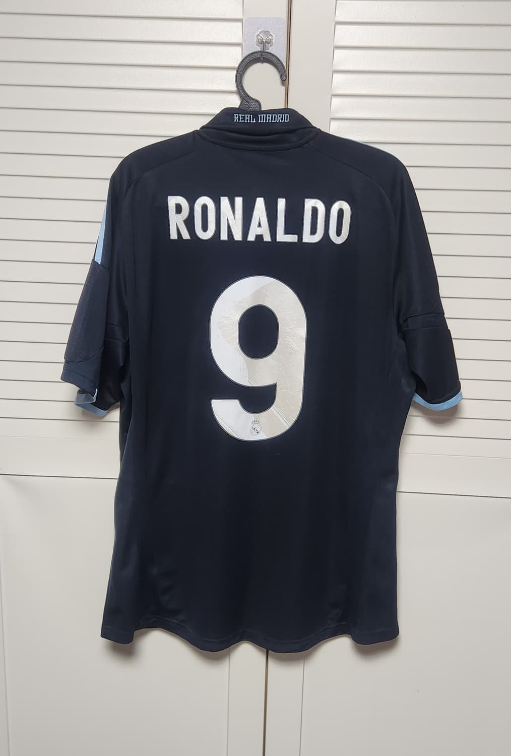 09-10 레알 마드리드 어웨이 No.9 호날두 아디다스 유니폼 반팔 상품이미지2