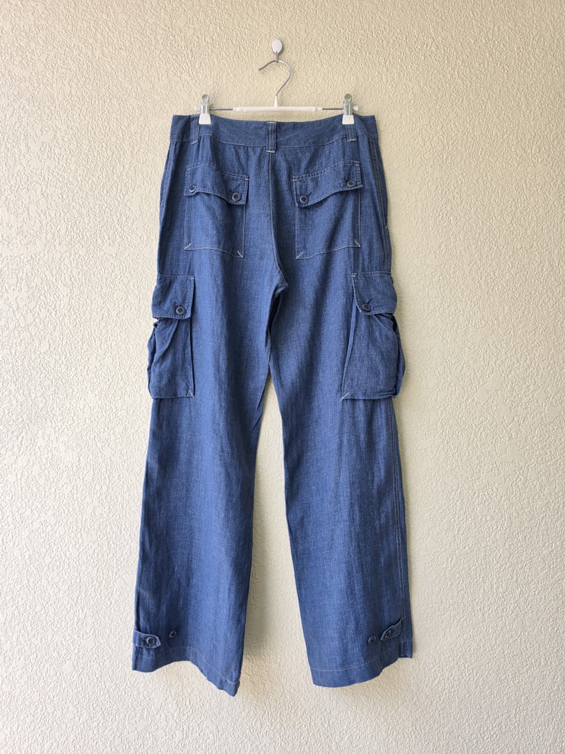 90s 랄프로렌 리넨 와이드 카고팬츠 상품이미지5