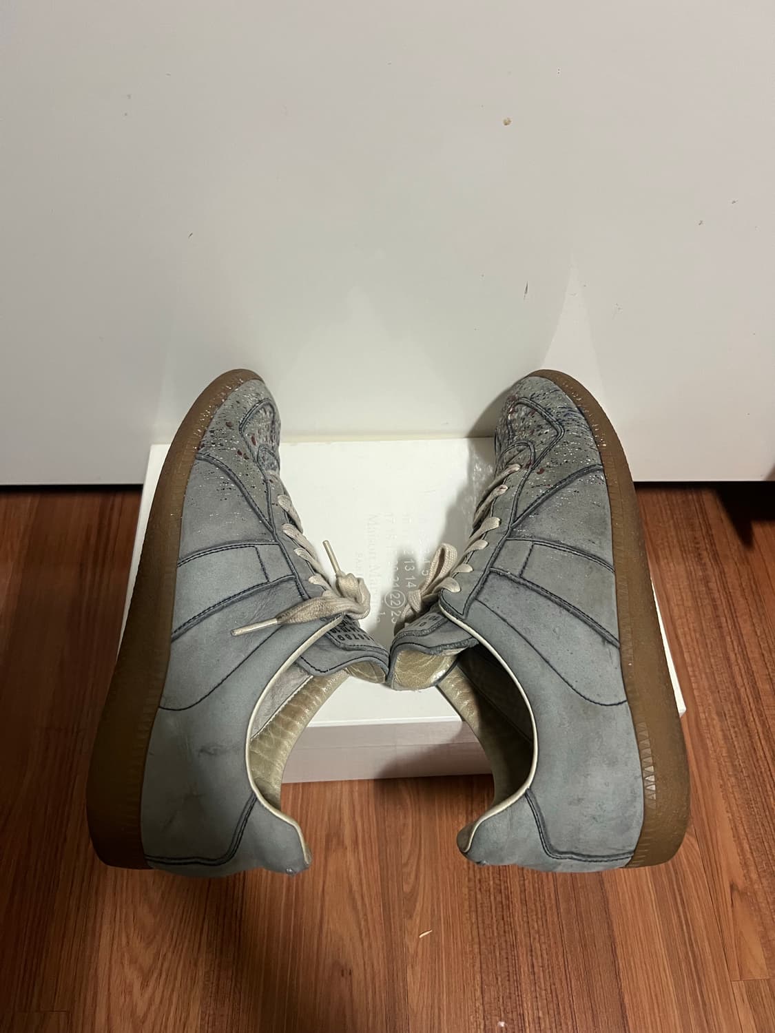 마르지엘라 레플리카 페인트 드롭 스니커즈 37.5 (245mm) 상품이미지5