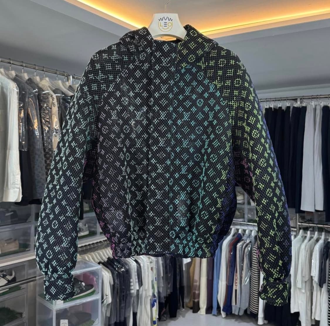 [리오브] 루이비통 그라디언트 모노그램 메시 블루종 자켓 상품이미지1