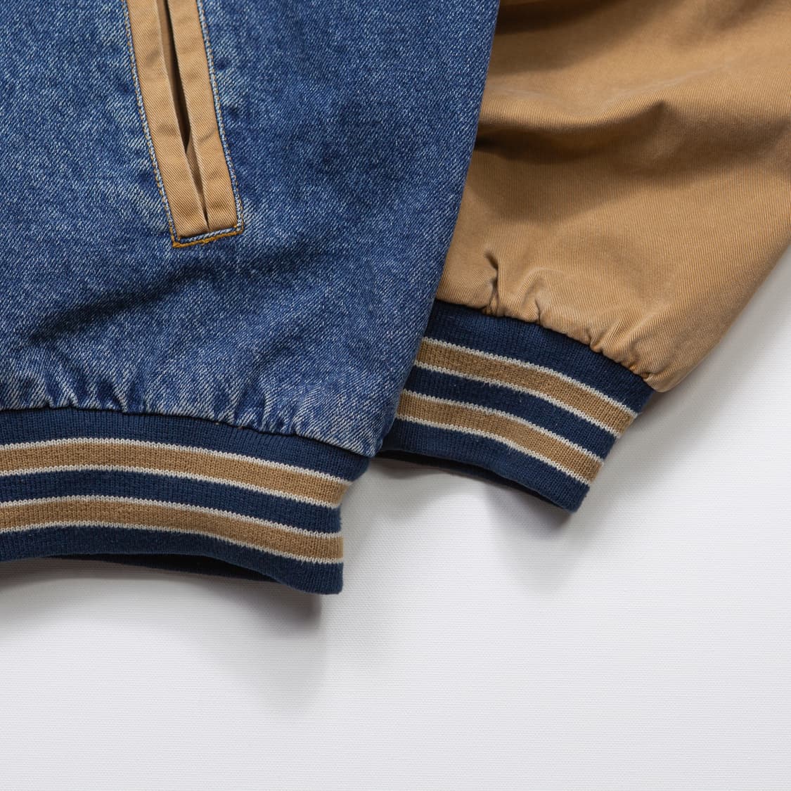 90s Port 데님 바시티 자켓 상품이미지5