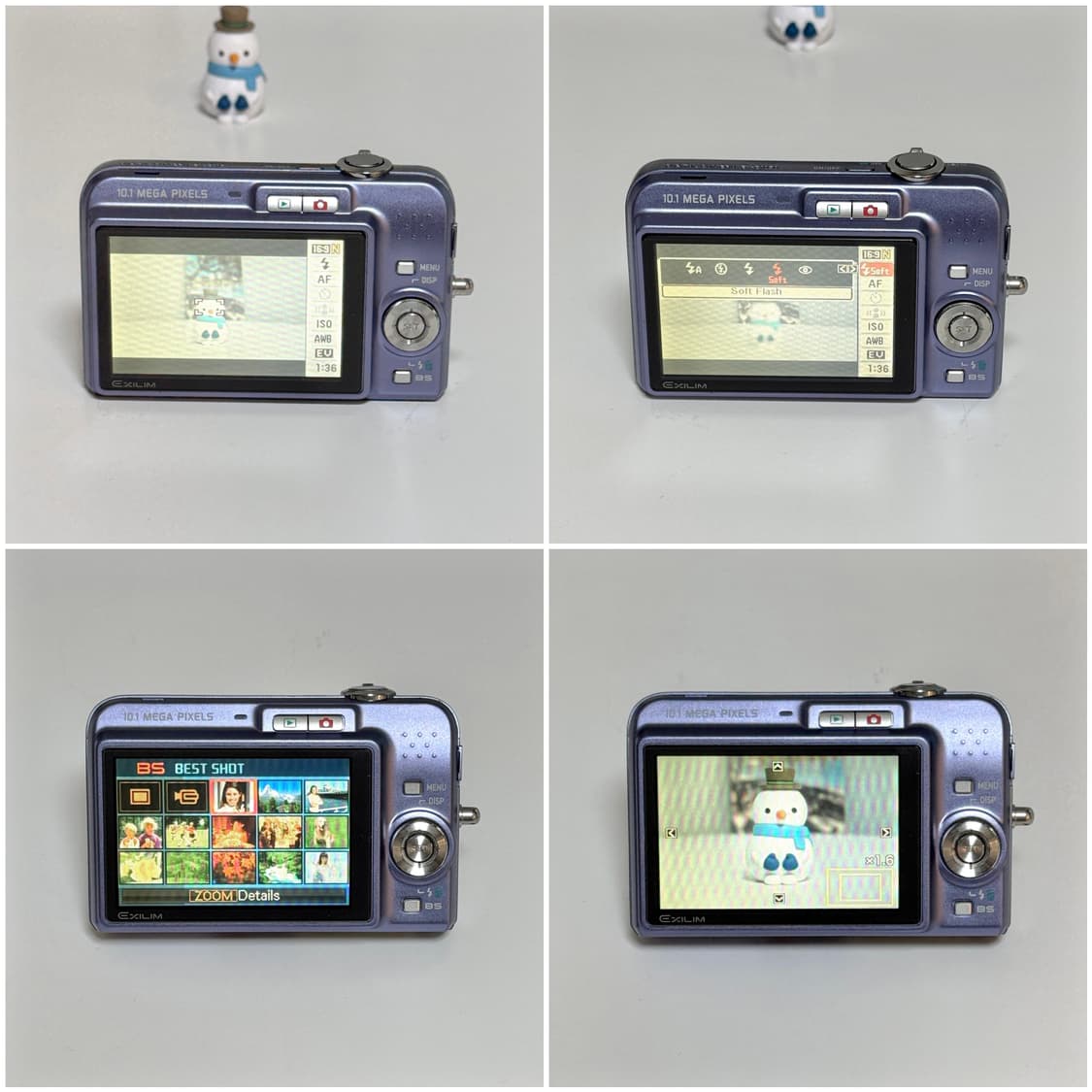 카시오 엑슬림 Z1050 베이비블루 빈티지디카 상품이미지6