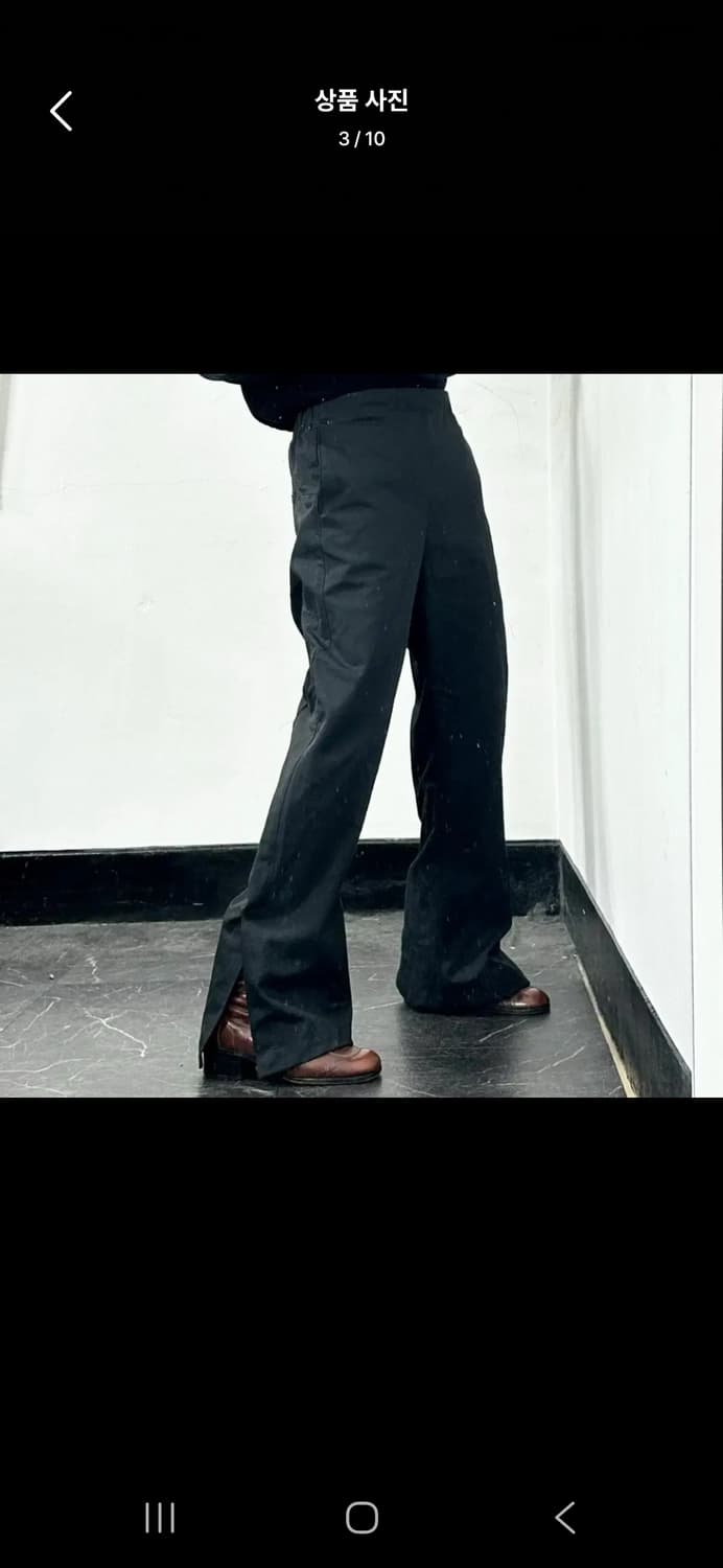 누마레 폴리쉘 플레어 팬츠 상품이미지1