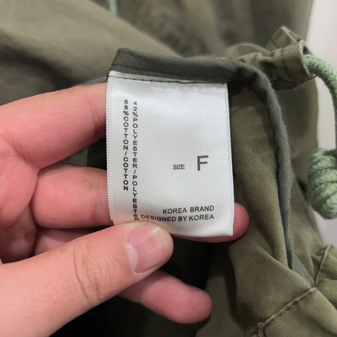 RIPEN 스트링 롱 야상 M-65 개파카 상품이미지4