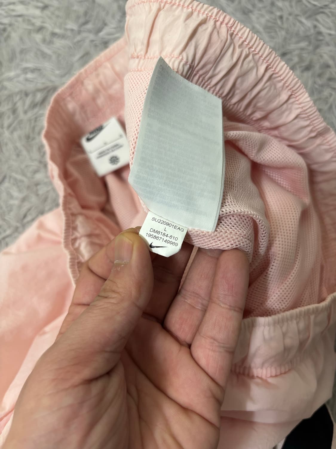 나이키 핑크 스우시 조거팬츠 상품이미지5