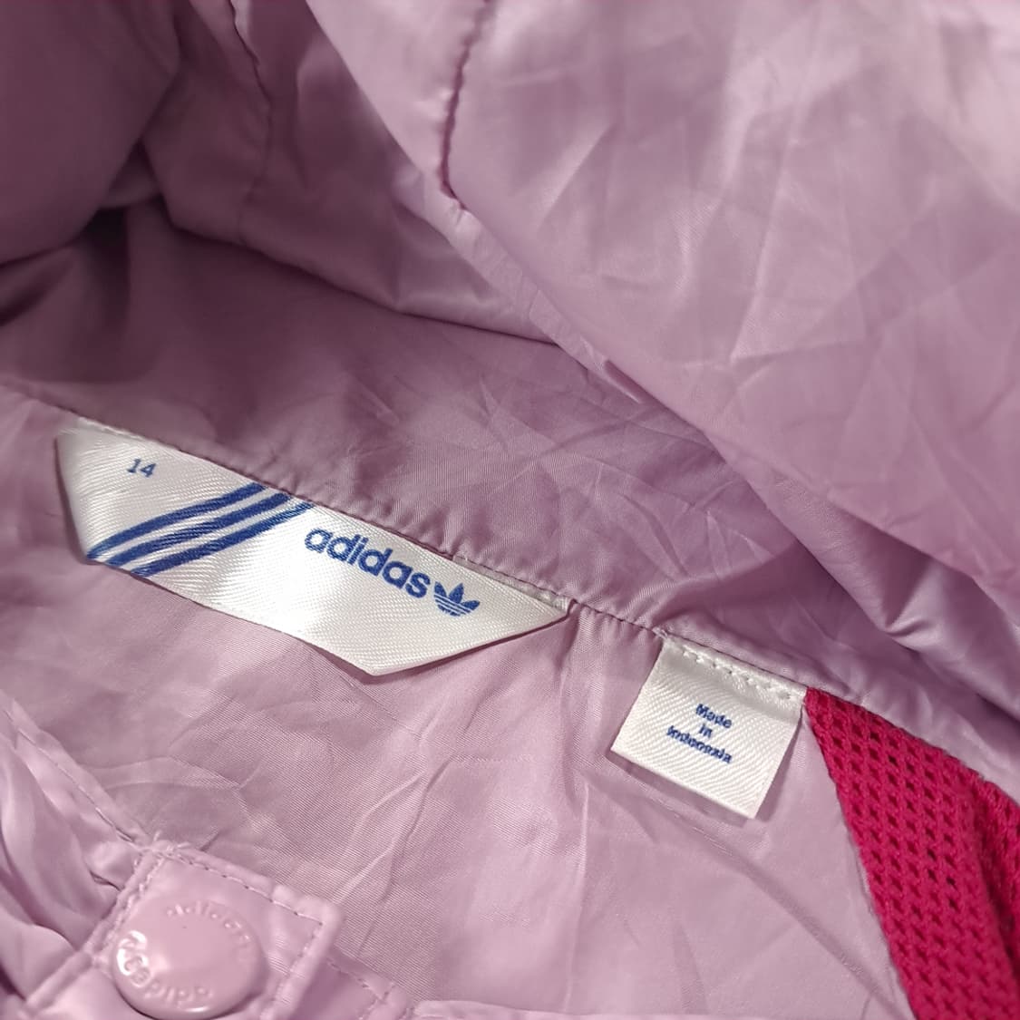 CK352 FREE 아디다스 00s 라벤더퍼플 후디 크롭 바람막이 자켓 상품이미지4