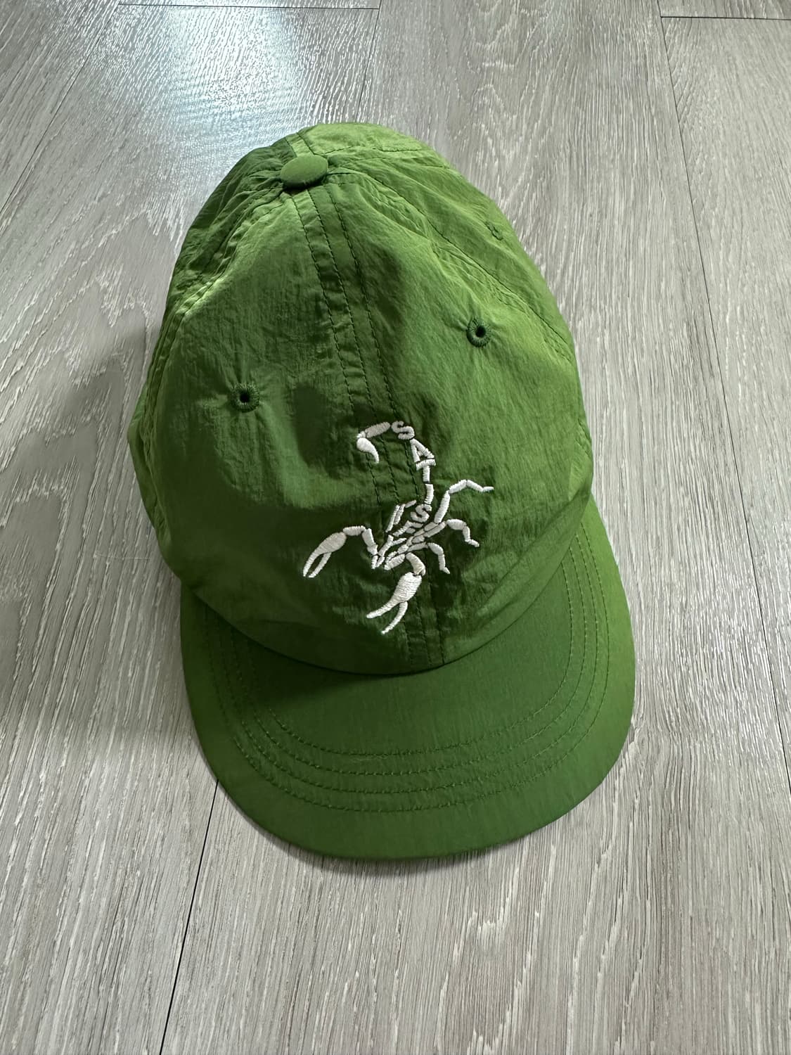 새티스파이 플라이트 실크 러닝캡 그린 상품이미지2