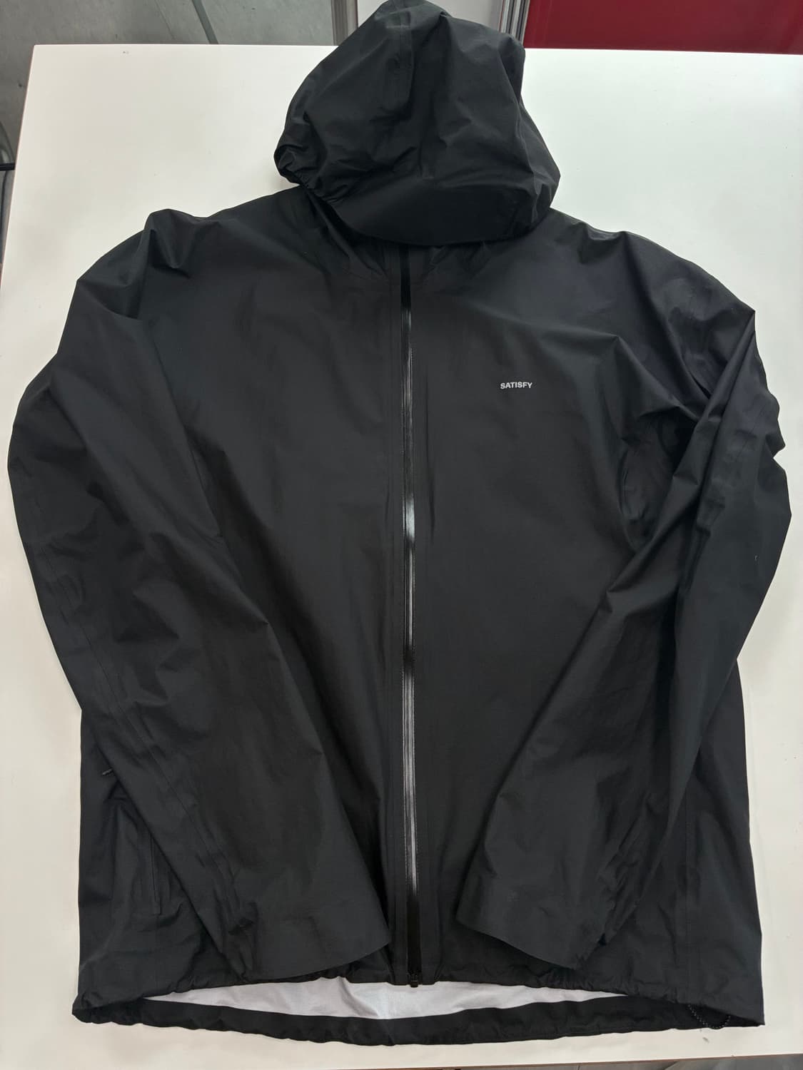 새티스파이 퍼텍스 3L 플라이 레인 자켓 블랙 상품이미지1