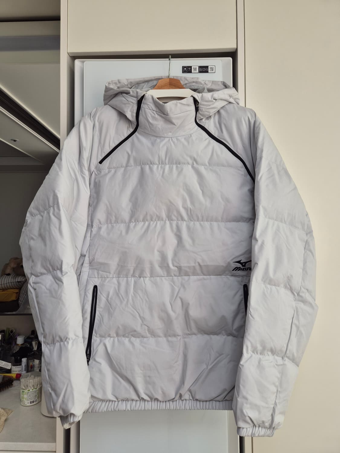 미즈노 패딩 후드 더블지퍼 아노락 32XE252104 XL 상품이미지2