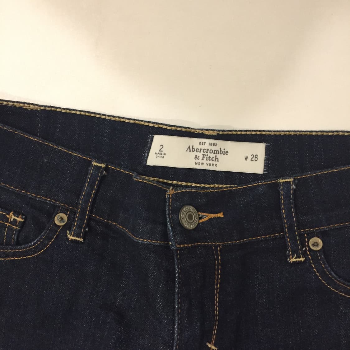Abercrombie 아베크롬비 중청 롤업 로우 핫팬츠 상품이미지4