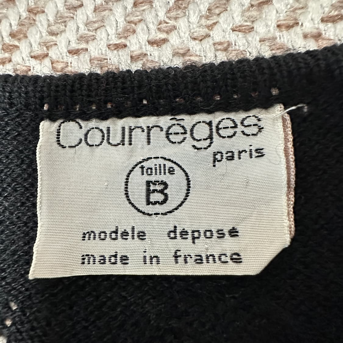 COURREGES paris france made knit vest 상품이미지3