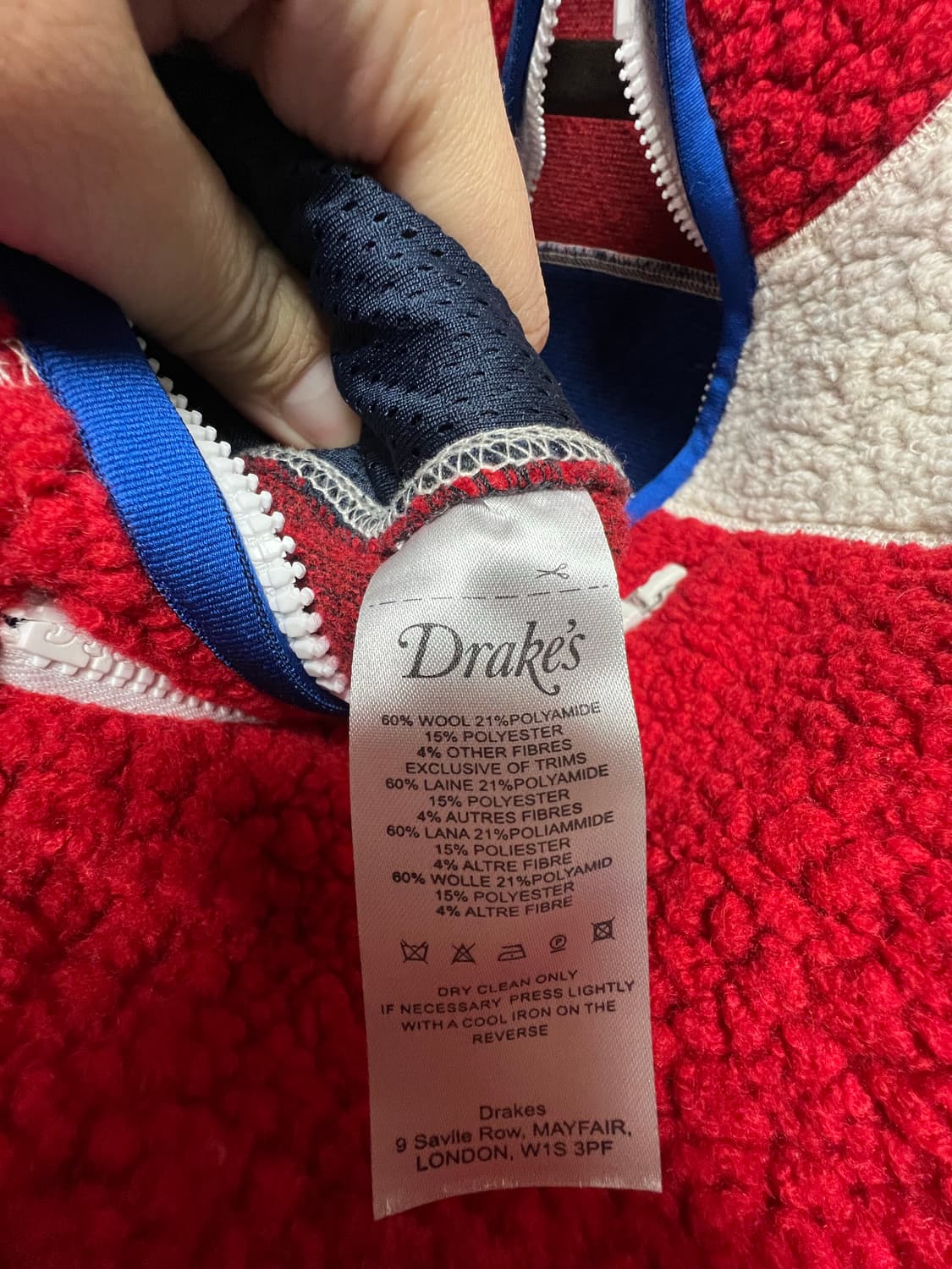 드레익스 플리스 자켓 멀티컬러 S 사이즈 상품이미지4