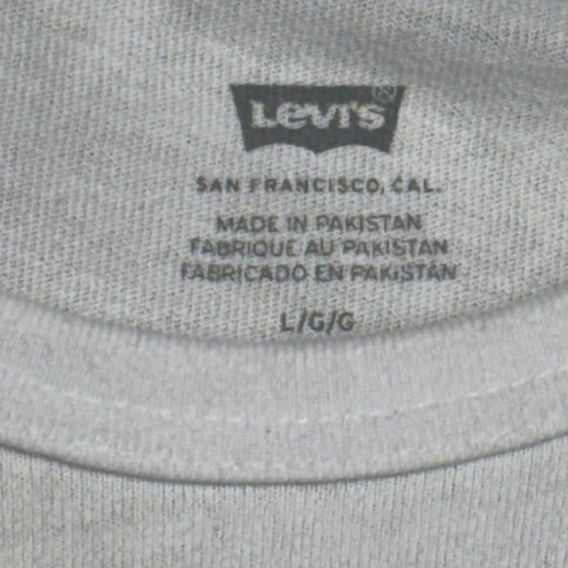 LEVI'S 그래픽 로고 반팔티 화이트 L 상품이미지5