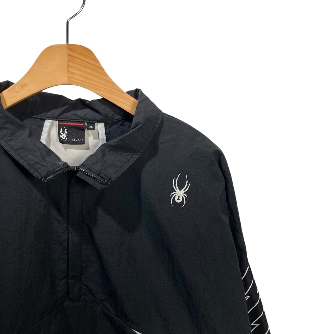 스파이더 블랙 반집업 상품이미지3