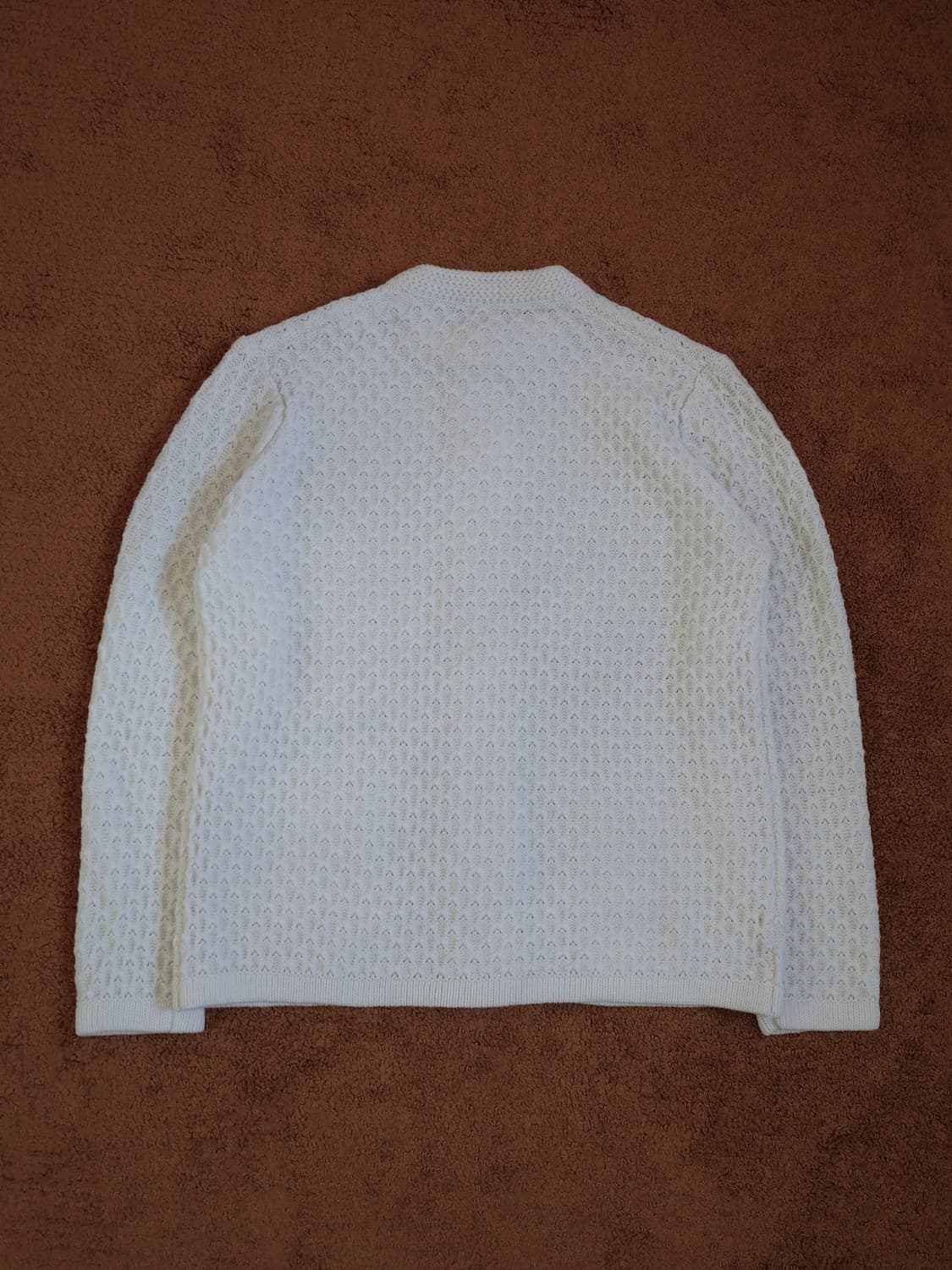 크림 빈티지 버튼 니트  상품이미지5