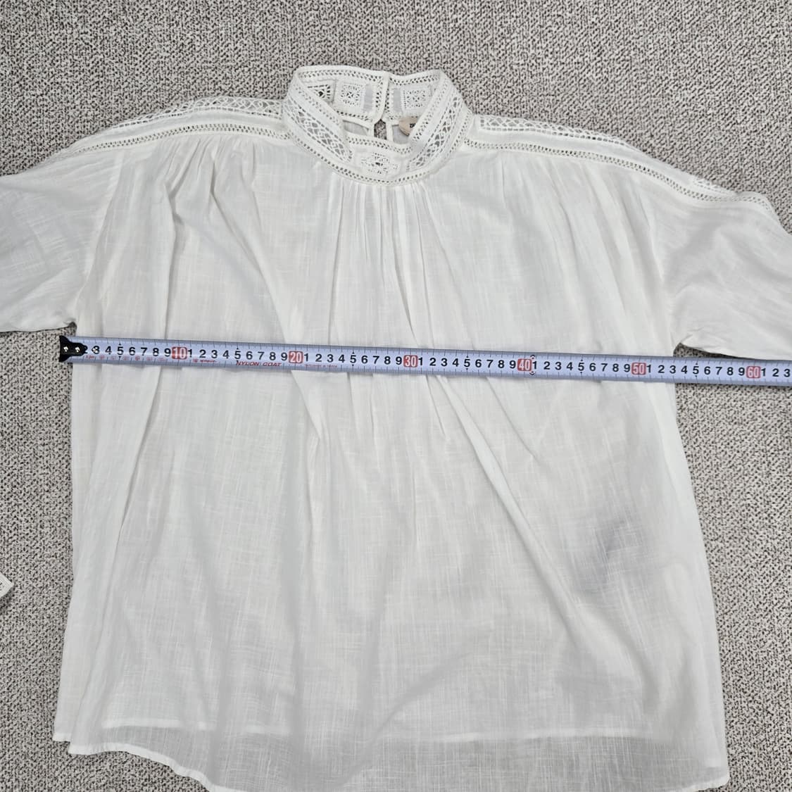 0184.자딕앤볼테르 테디 탑 블라우스 화이트XS 상품이미지8